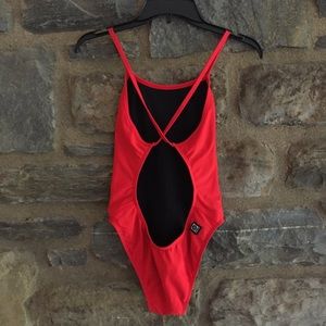 Red Jolyn OG Lifeguard Suit
